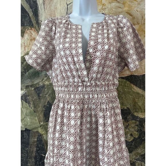 New Anthropologie The Somerset Maxi  Dress In Crimson Size Small - Picture 6 of 9